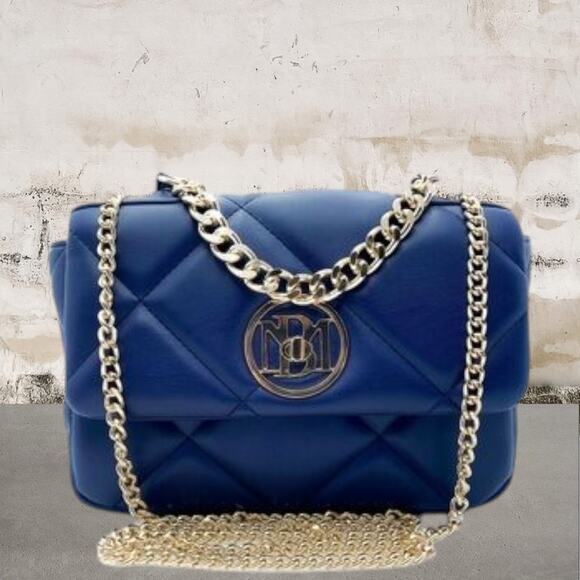Badgley Mischka Handbags - Badgley Mischka NWT Navy Quilted Handbag Crossbody